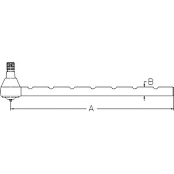Aftermarket Long Tie Rod Fits Ford Holland NH 4835 5635 6635 7635 TL100 TL70 TL80 TL90 5178378 - main
